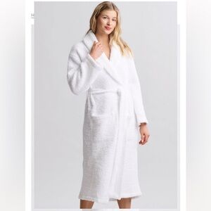 NWT Barefoot Dreams Adult White Robe Size 2 & 3